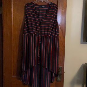 torrid Hi-low stripped dress.